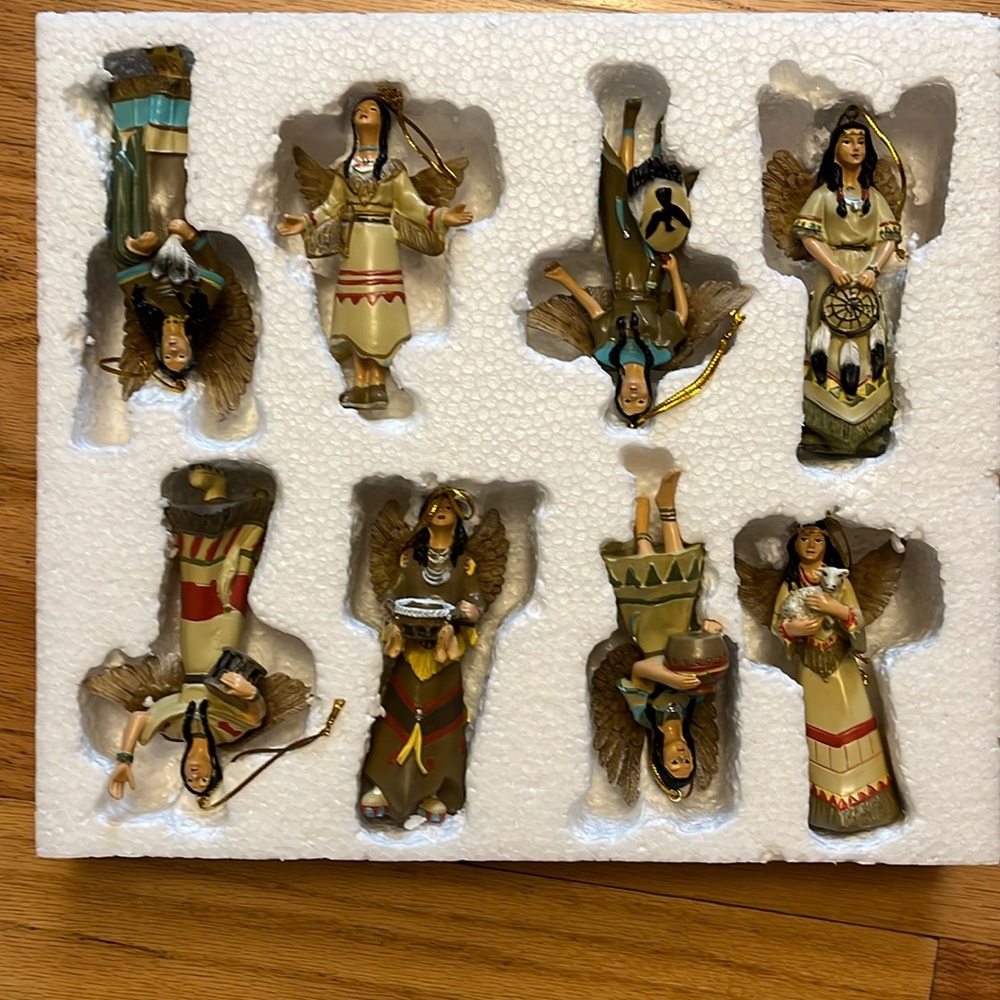 Southwest Angel Ornaments - set of 8
